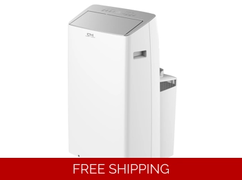 14000 Btu Portable Air Conditioner With Heat Pump 110v (Dual 2-In-1 Hose)